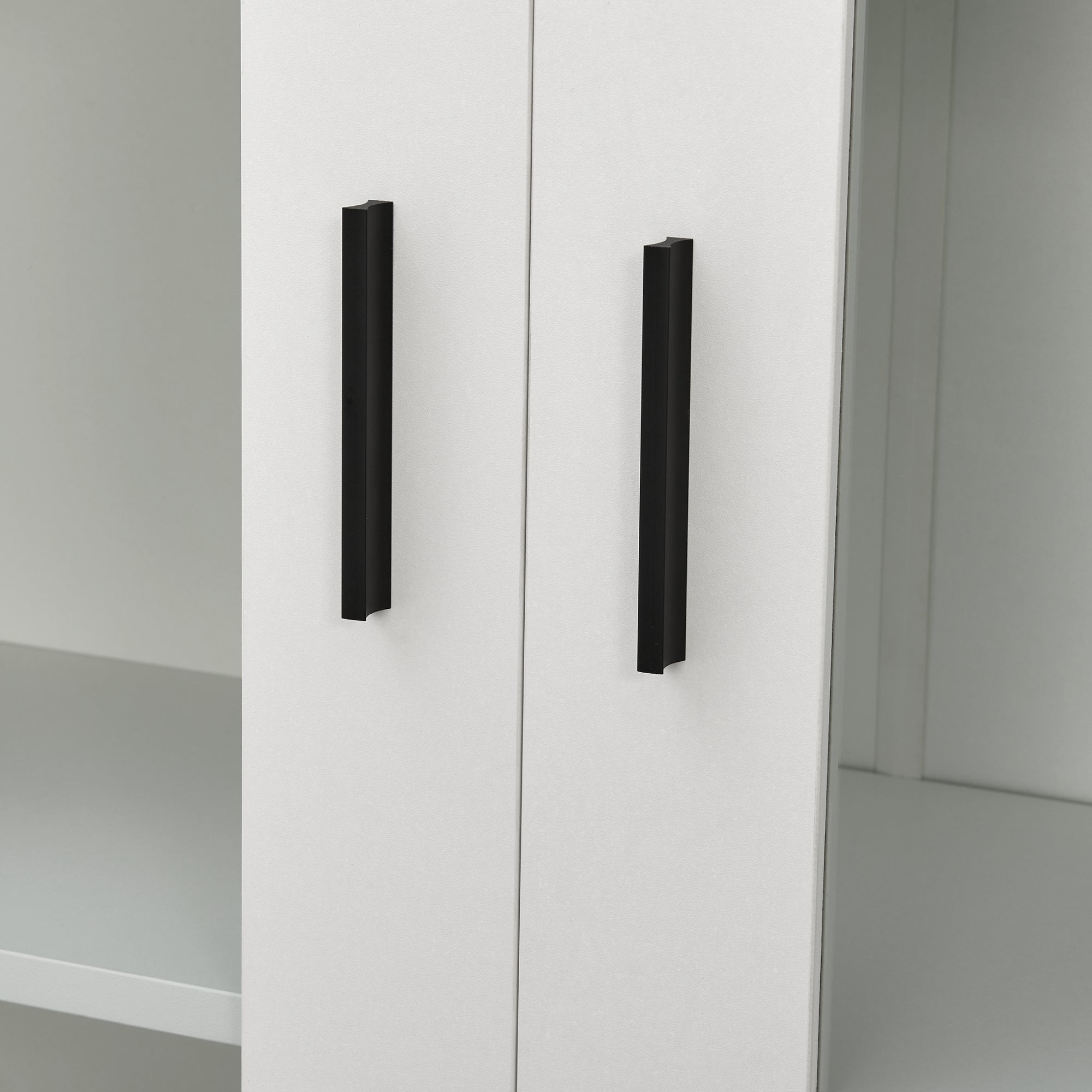 Mobile Vetrinetta Sorø Libreria a 2 Ante 115 x 80 x 31 cm Bianco [en.casa]