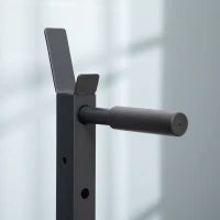 Supporto per Bilanciere Multifunzione in Acciaio, Altezza e Larghezza Regolabile, 123-170x103x111-161cm