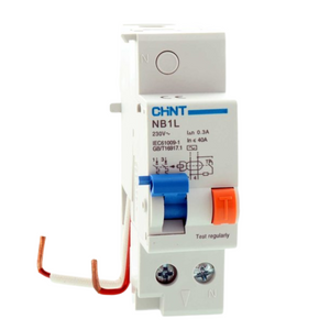 Chint blocco differenziale accoppiabile serie nb1l‑40 per interruttori nb1 *** tipo di differenziale tipo ac, confe...