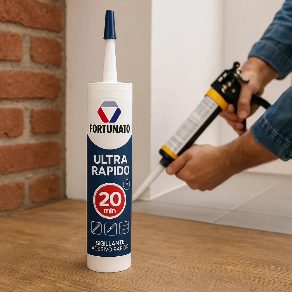 Fortunato silicone acrilico verniciabile bianco impermeabilizzante 310 ml