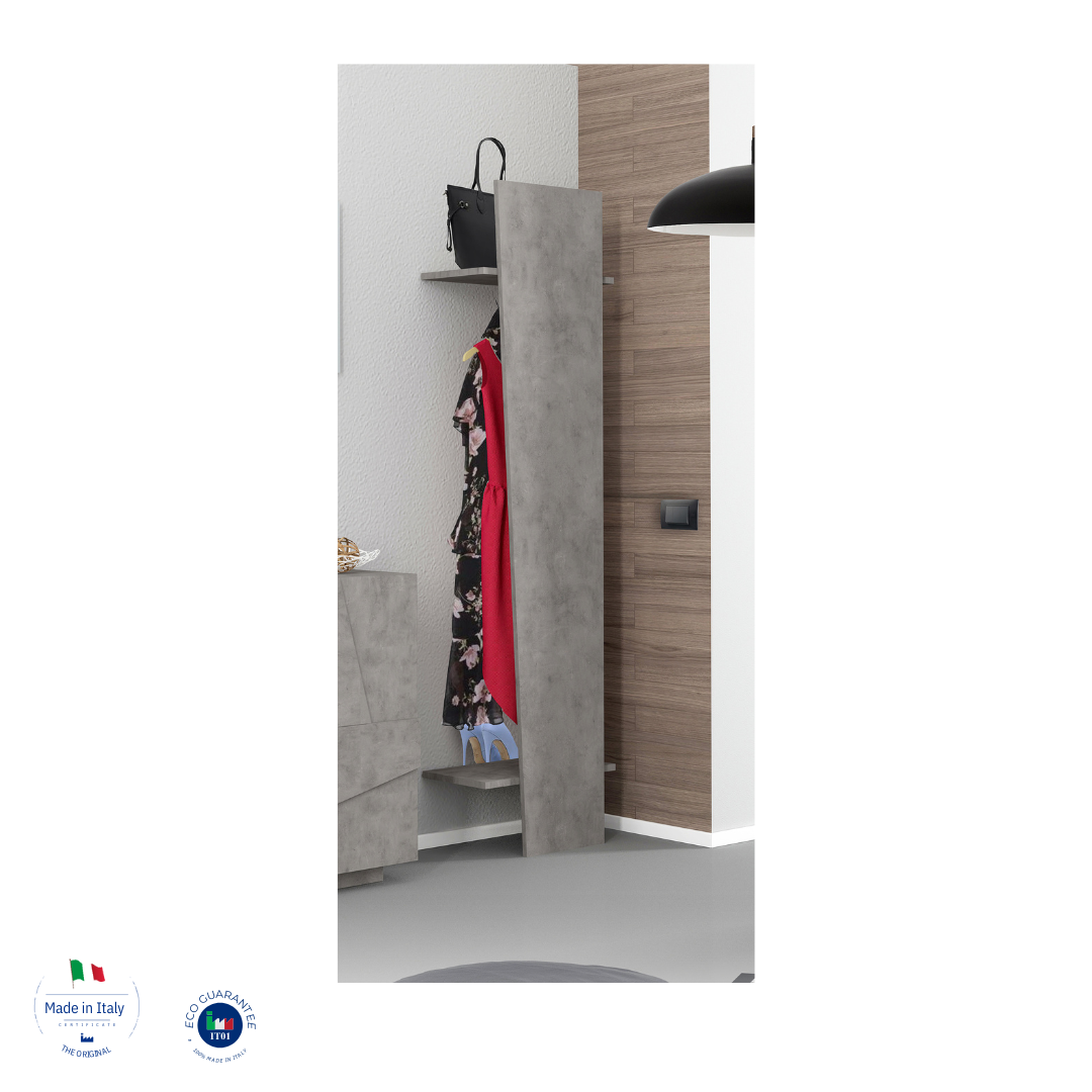 Mobile ingresso PING L 50 x H 200 x P 30 cm grigio ardesia