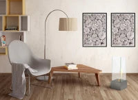 E-STYLO Biocamino da terra moderno, perfetto per aggiungere calore e atmosfera accogliente a qualsiasi ambiente, 25cm X 25cm H. 65cm