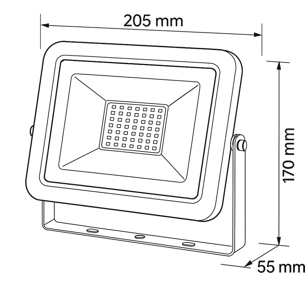 Proiettore led ad energia solare con pannello solare + telecomando luce fredda *** potenza 12w, confezione 1