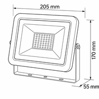 Proiettore led ad energia solare con pannello solare + telecomando luce fredda *** potenza 12w, confezione 1
