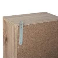 Armadietto Pensile per il Bagno Grigio e Rovere, 57 x 14.2 x 49.2cm