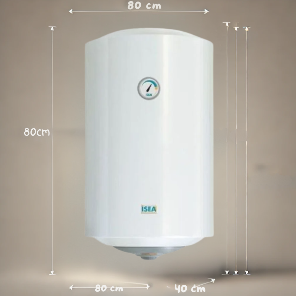 Scaldabagno elettrico isea jazz verticale garanzia 2 anni classe energetica c *** capacità  50 litri, confezione 1