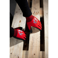 Guanti da lavoro flex universali modello wg-500r colore rosso *** misura extralarge - xl, confezione 1