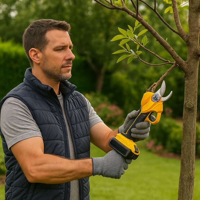 Forbice pota Ø25 a batteria 20v valigetta batteria caricabatterie ingco