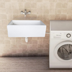 Pilozza lavatoio serie ostuni calcestruzzo cemento 84 x 50 x h.28 cm