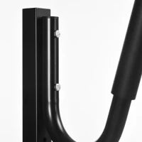 Supporto per 2 Kayak, Surf, Stand-Up Paddle, Telaio in Metallo Regolabile in Larghezza da 144-180 cm, Nero