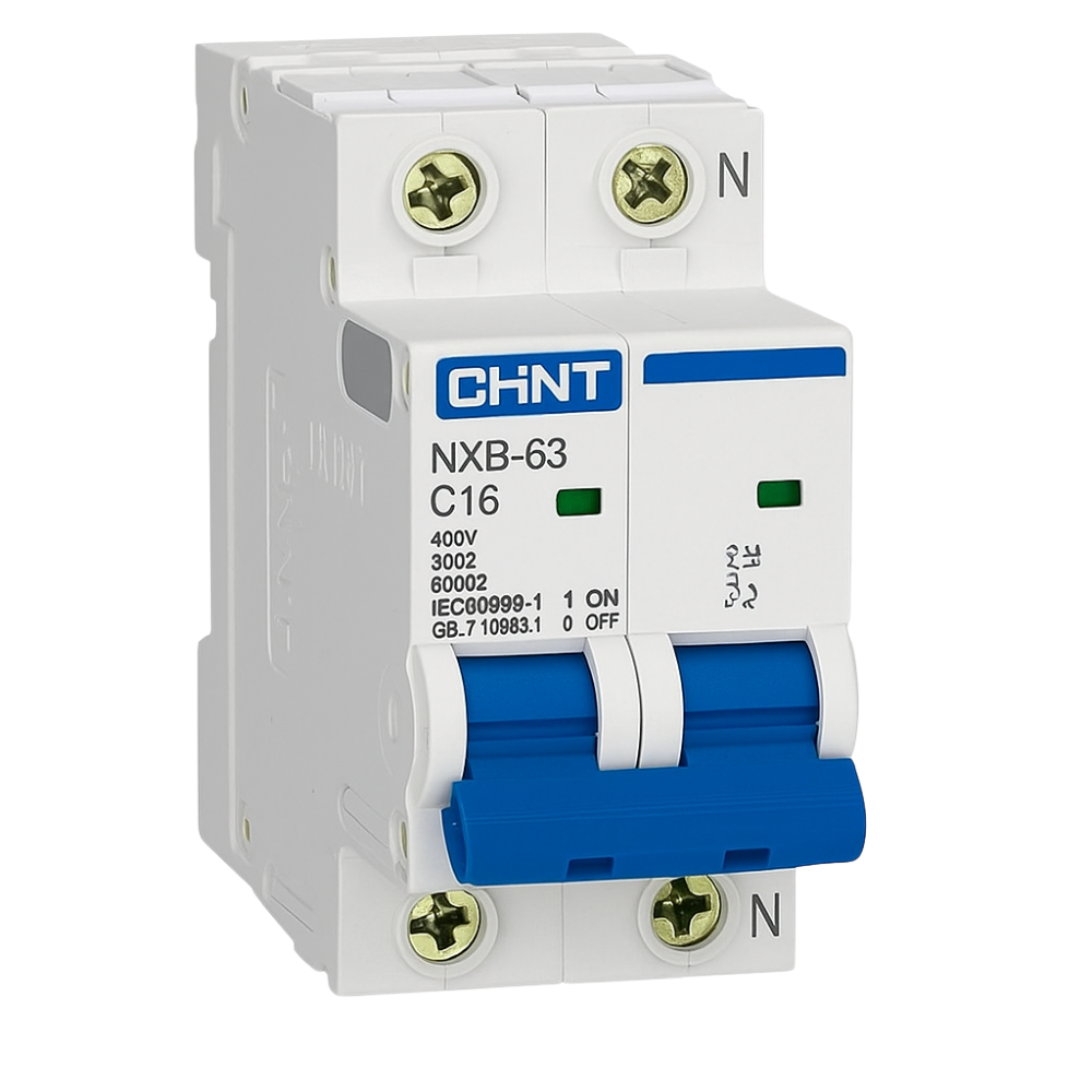Chint 296749 interruttore magnetotermico serie nxb-63s c16 1p+n 4,5ka