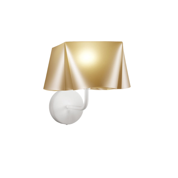 Applique Moderna Wanda Polilux ® New Gold E Metallo 1 Luce E14