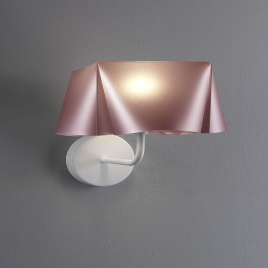 Applique Moderna Wanda Polilux ® Pink Metal E Metallo 1 Luce E14