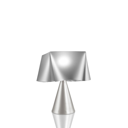 Lampada Da Scrivania Moderna Wanda Polilux ® Argento 1 Luce E14
