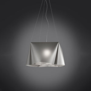 Lampadario Moderno Wanda Polilux ® Argento E Metallo Cromo 5 Luci E27