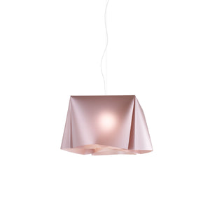 Sospensione Moderna Wanda Polilux ® Pink Metal E Metallo Cromo 1 Luce E27 D45Cm