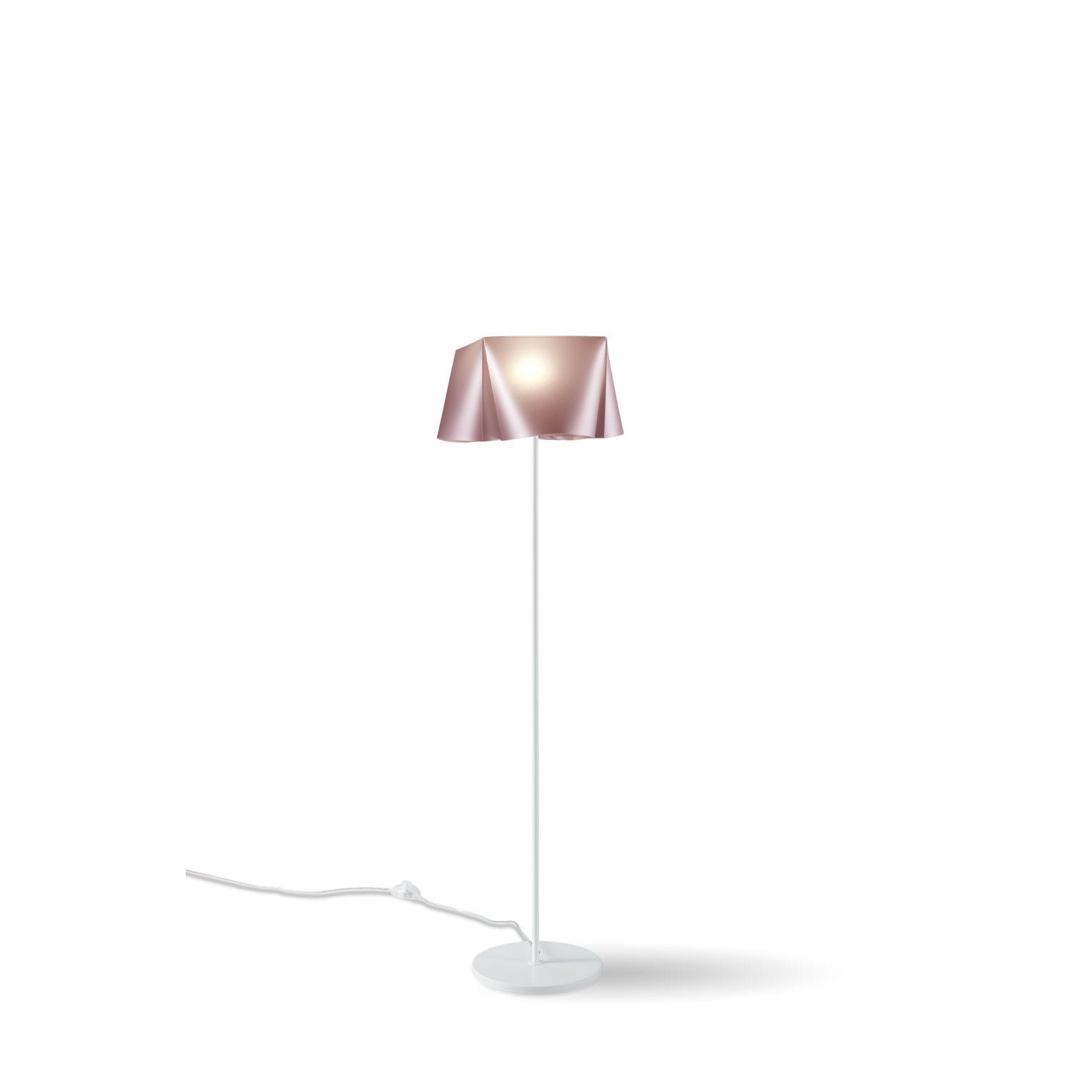 Piantana Moderna Wanda Polilux ® Pink Metal E Metallo 1 Luce E27