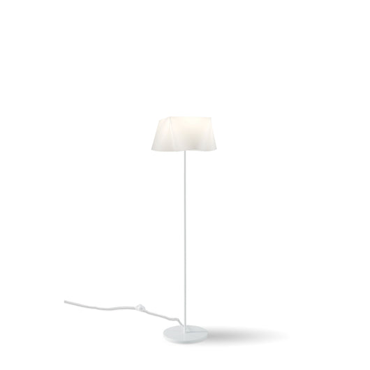 Piantana Moderna Wanda Polilux ® Bianco E Metallo 1 Luce E27