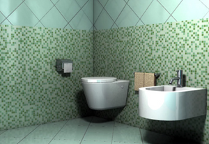 WB9 B TU FISCHER - KIT COMPLETO PER IL FISSAGGIO NASCOSTO DI SANITARI SOSPESI CON ACCESSO DAL BASSO