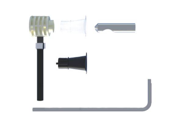 WB9 B TU FISCHER - KIT COMPLETO PER IL FISSAGGIO NASCOSTO DI SANITARI SOSPESI CON ACCESSO DAL BASSO