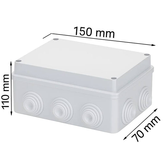 Scatole di derivazione gewiss serie 44 ce stagne in tecnopolimero ip55 *** dimensioni 150 x 110 x 70 millimetri, conf...