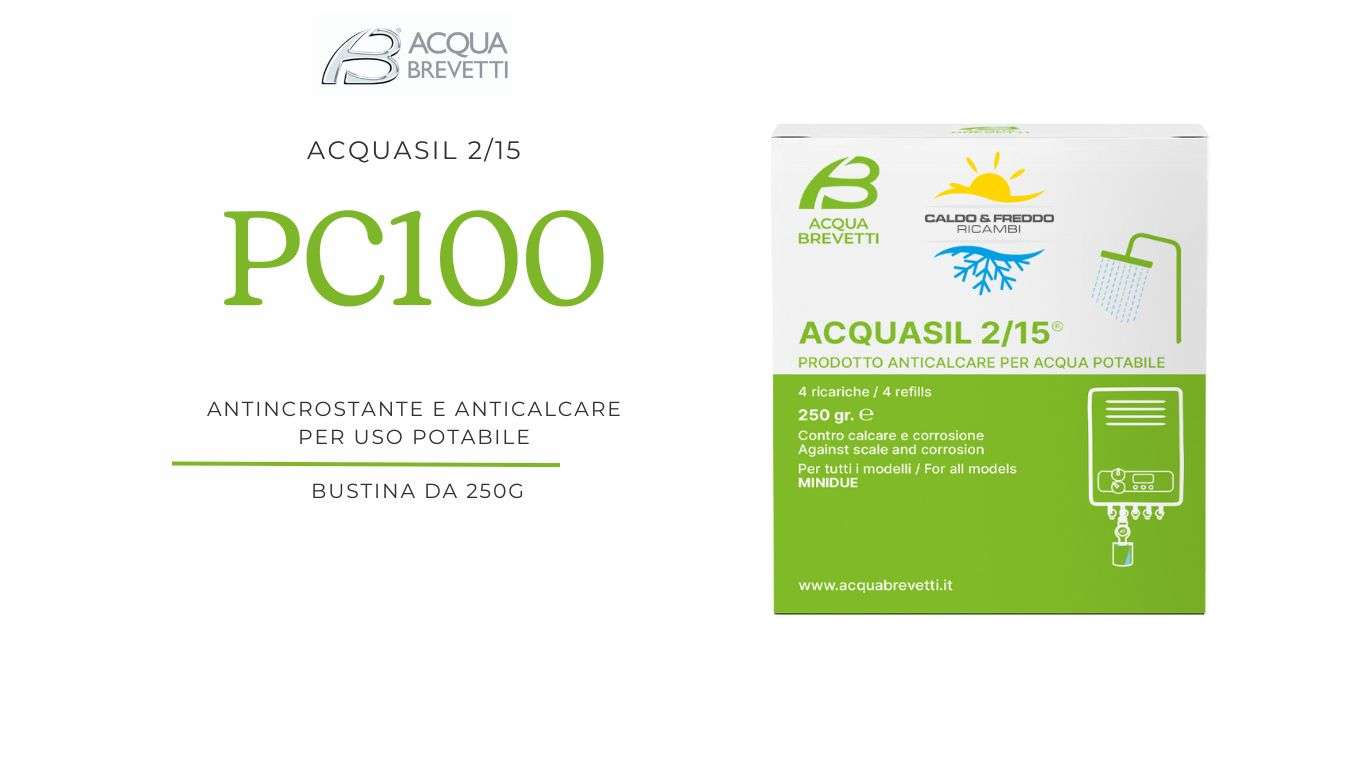 Acquasil 2/15 liquido in sacche da 250 gr cadauna (4 sacche per box)