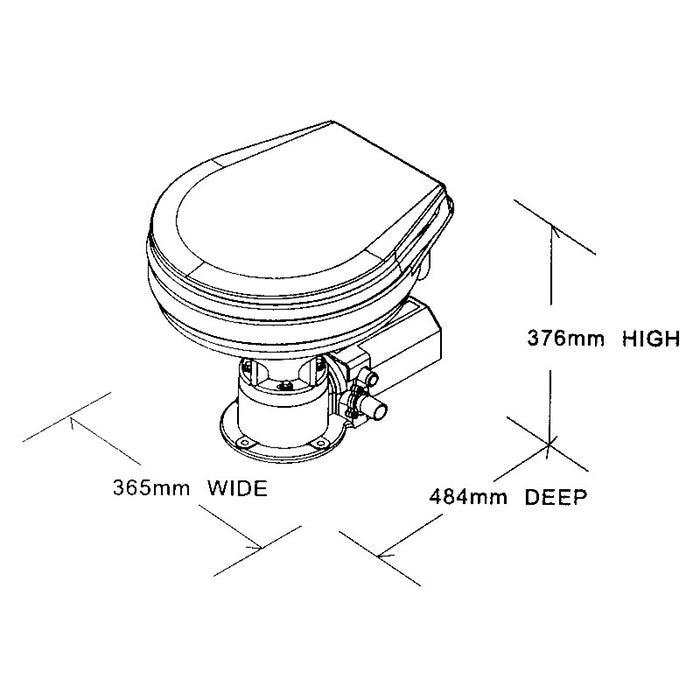 WC ELETTRICO TMC 24V. LARGE