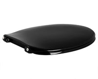 Sedile copriwater copriwater con abbassamento automatico in duroplastico nero 19_0000693