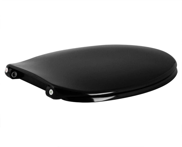 Sedile copriwater copriwater con abbassamento automatico in duroplastico nero 19_0000693
