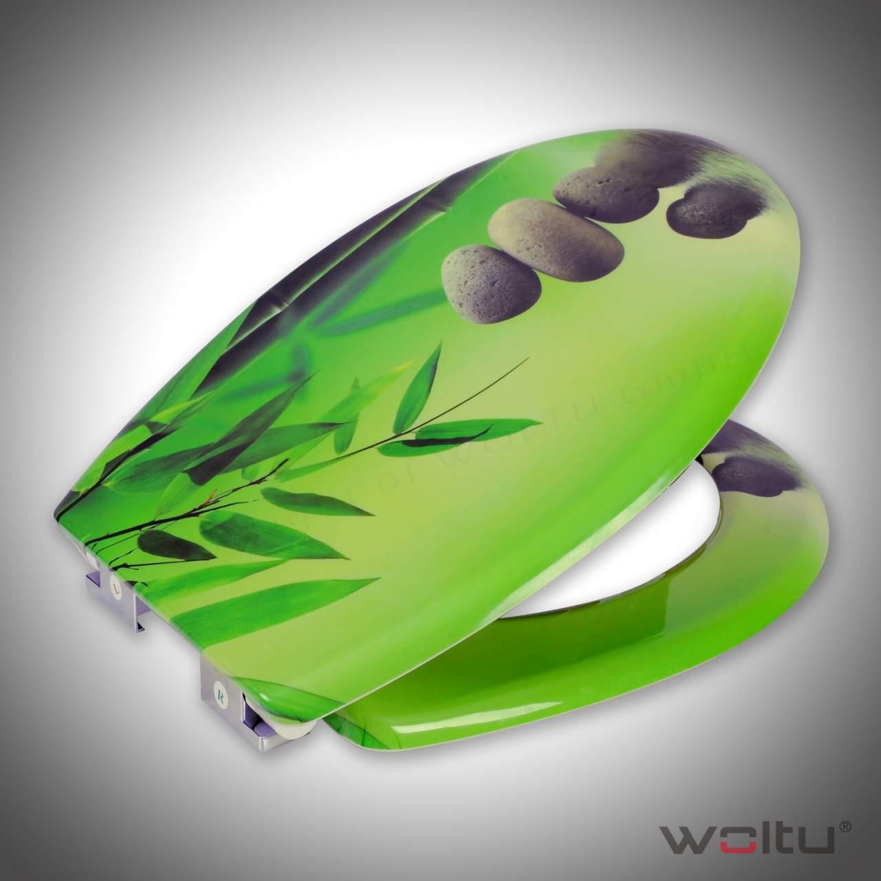 Copriwater con abbassamento automatico in duroplastico disegno rocaille 19_0000690