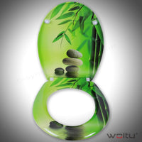 Copriwater con abbassamento automatico in duroplastico disegno rocaille 19_0000690