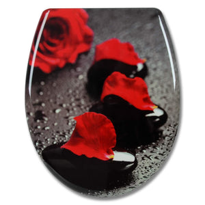 Sedile WC Sedile WC Premium Copri WC incernierato regolabile con chiusura ammortizzata per bagno di famiglia 19_0000691