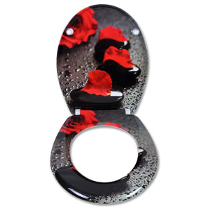 Sedile WC Sedile WC Premium Copri WC incernierato regolabile con chiusura ammortizzata per bagno di famiglia 19_0000691