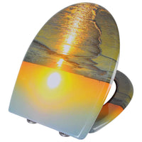 Copriwater con abbassamento automatico in termoindurente Sunrise 19_0000729