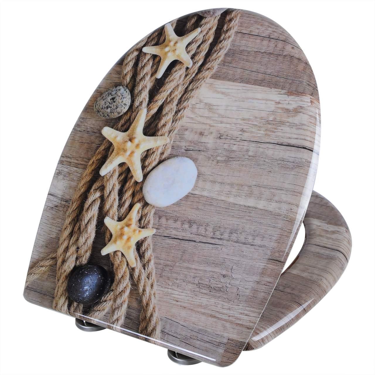 Copriwater Starfish duroplast in corda di canapa con chiusura ammortizzata e fissaggio rapido 19_0000724