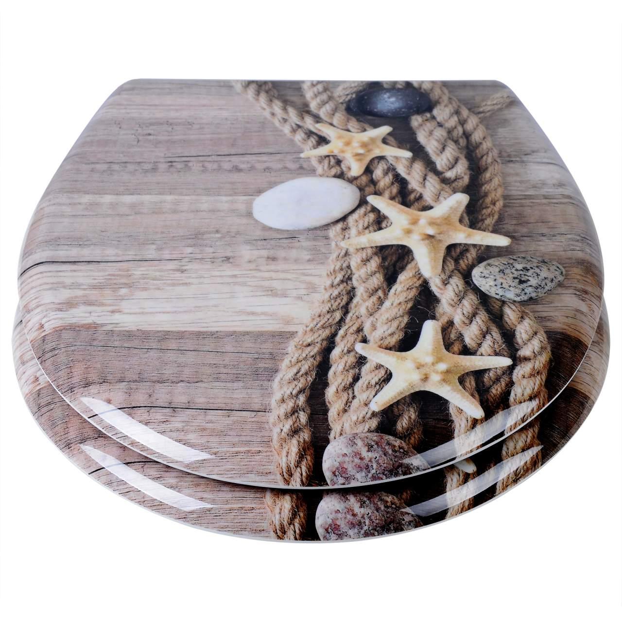 Copriwater Starfish duroplast in corda di canapa con chiusura ammortizzata e fissaggio rapido 19_0000724