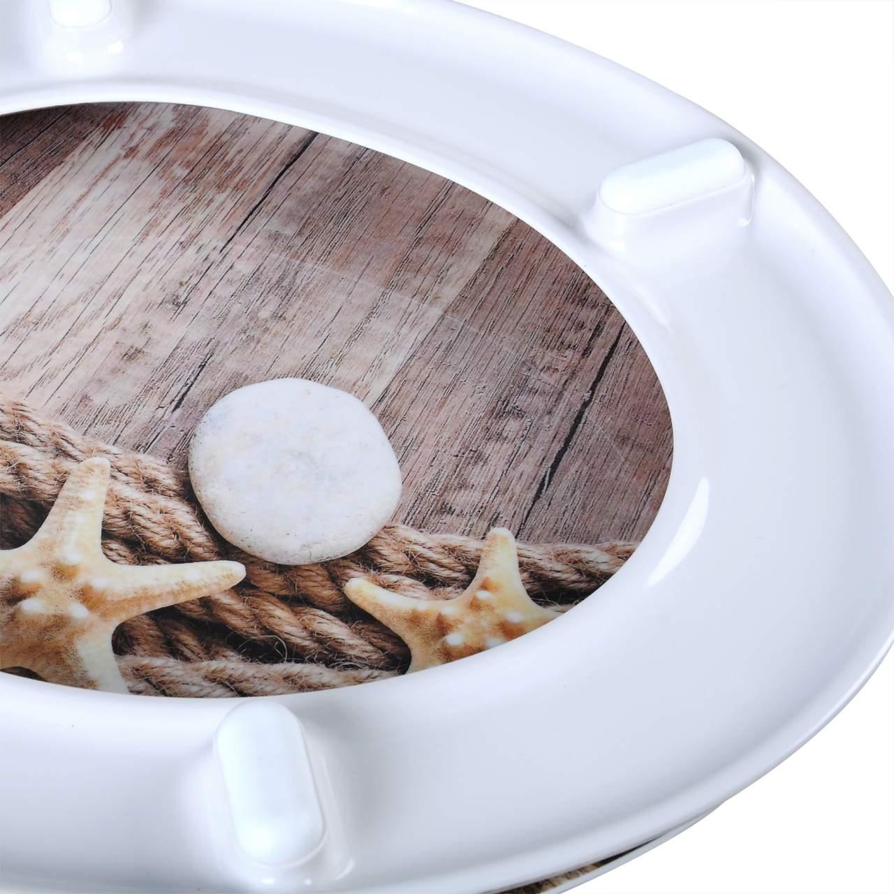 Copriwater Starfish duroplast in corda di canapa con chiusura ammortizzata e fissaggio rapido 19_0000724