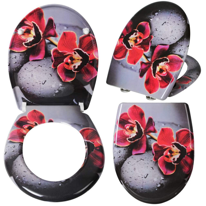 Sedile WC Sedile WC a sgancio rapido con chiusura ammortizzata per bagno 19_0000738