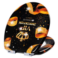 Sedile WC VIP con abbassamento automatico nero 19_0000732