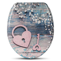 Copriwater copriwater con chiave a cuore per abbassamento automatico 19_0000733