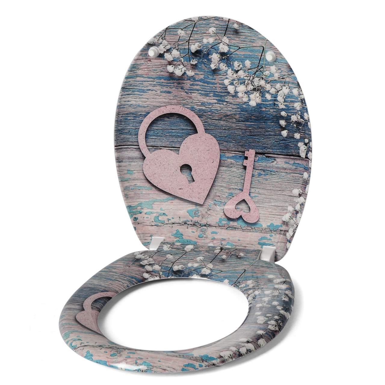 Copriwater copriwater con chiave a cuore per abbassamento automatico 19_0000733