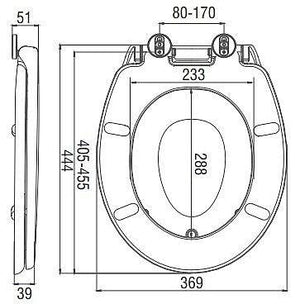 Sedile WC Family sedile WC per bambini con chiusura ammortizzata bianco 19_0000680