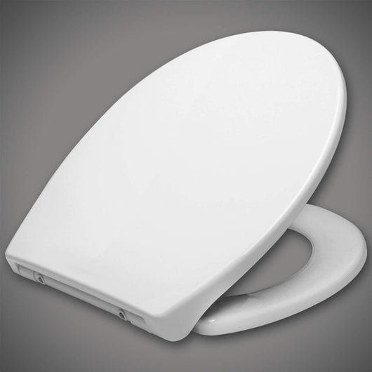 Sedile WC Sedile WC bianco Cerniera a chiusura ammortizzata Copriwater a sgancio rapido Copriwater 19_0000672