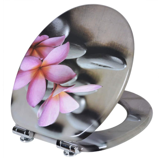 Cerniera chiusura rallentata per sedile WC in legno robusto per sedile WC per bagno 19_0000671