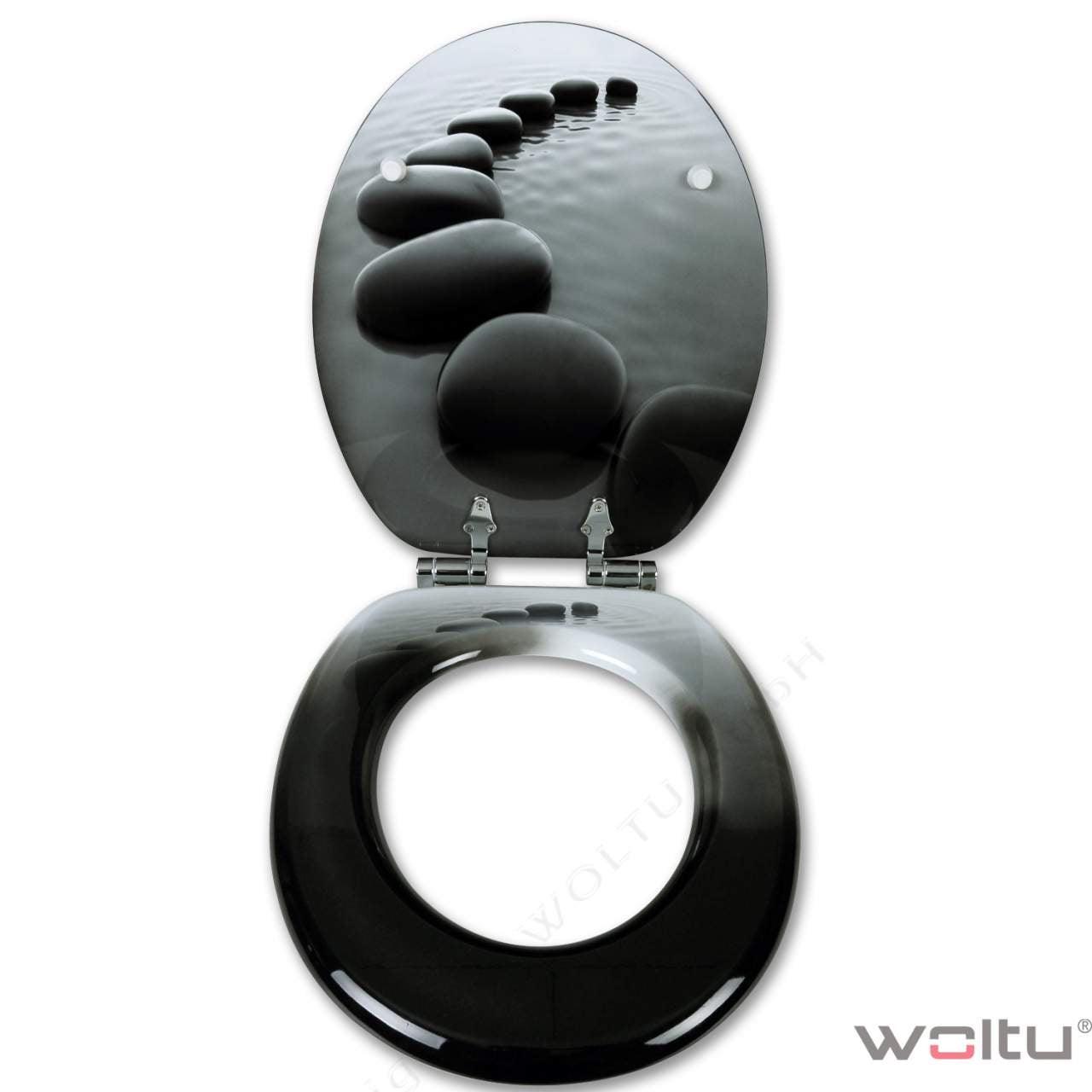 Sedile WC MDF pietre nere 19_0000742