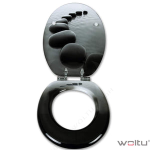 Sedile WC MDF pietre nere 19_0000742