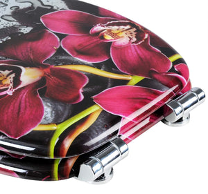 Sedile copriwater copriwater in MDF con chiusura ammortizzata bel rosso 19_0000712