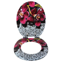 Sedile copriwater copriwater in MDF con chiusura ammortizzata bel rosso 19_0000712