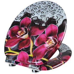 Sedile copriwater copriwater in MDF con chiusura ammortizzata bel rosso 19_0000712