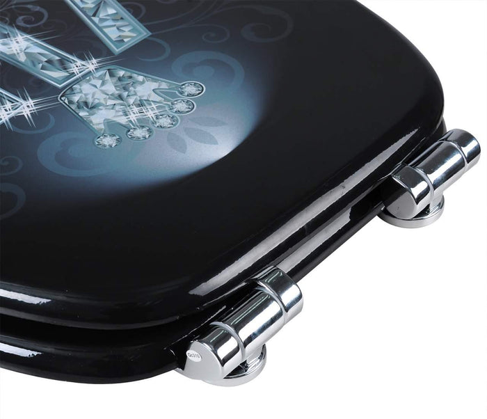 Sedile copriwater copriwater in MDF con chiusura ammortizzata VIP II 19_0000746